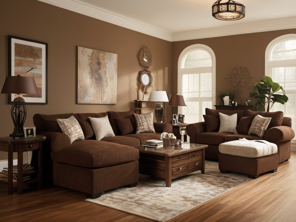 29 Stunning Living Room Decor Ideas With Brown Couch in 2024