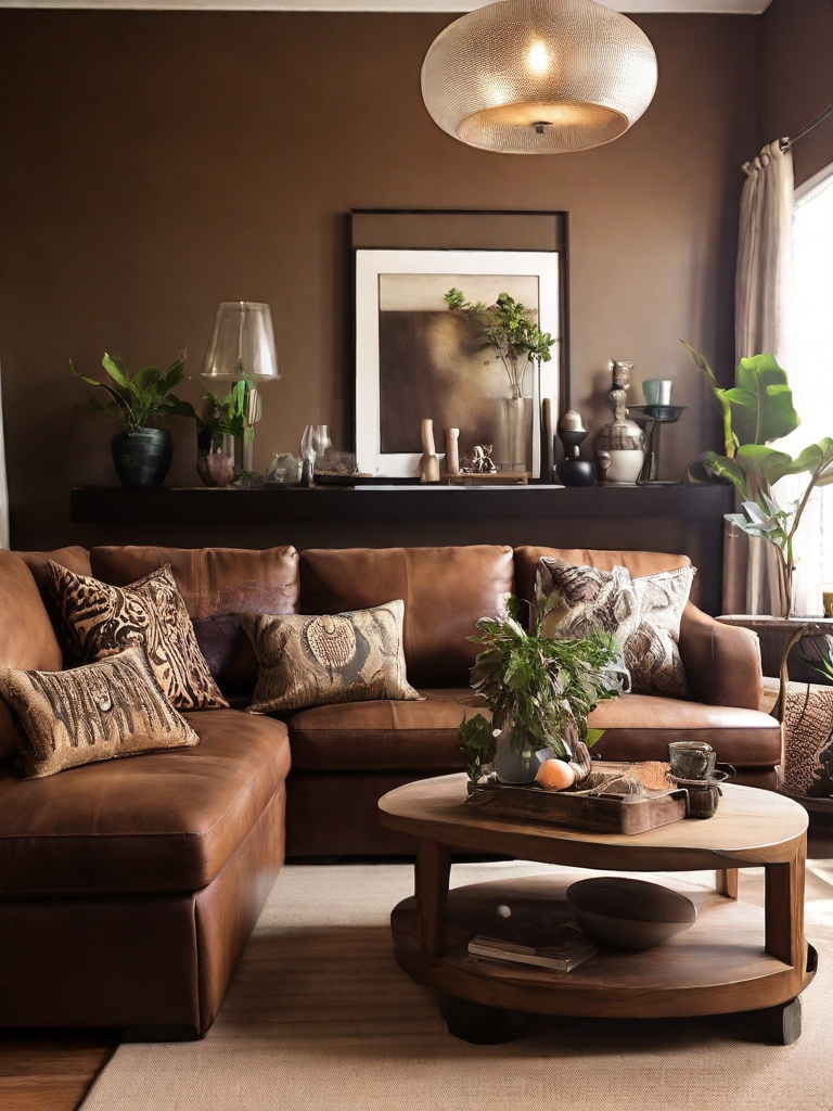 29 Stunning Living Room Decor Ideas With Brown Couch in 2024