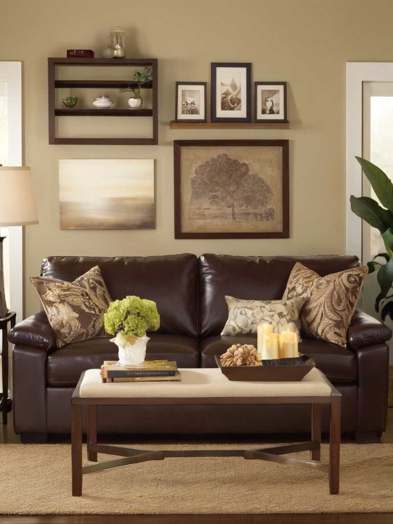 29 Stunning Living Room Decor Ideas With Brown Couch in 2024