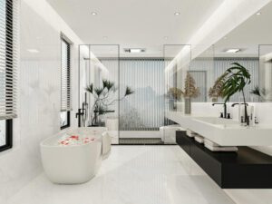 16533 Read more about the article 15 Stunning Contemporary White Bathroom Ideas to Love