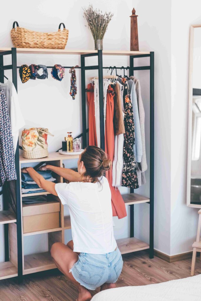 woman near her open home wardrobe space organizer storage organization concept 11zon woman near her open home wardrobe space organizer storage organization concept 11zon