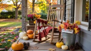 fall front porch decor ideas Read more about the article 21 Best Fall Front Porch Decor Design for a Cozy Home