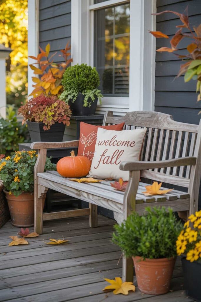 fall front porch decoration fall front porch decoration