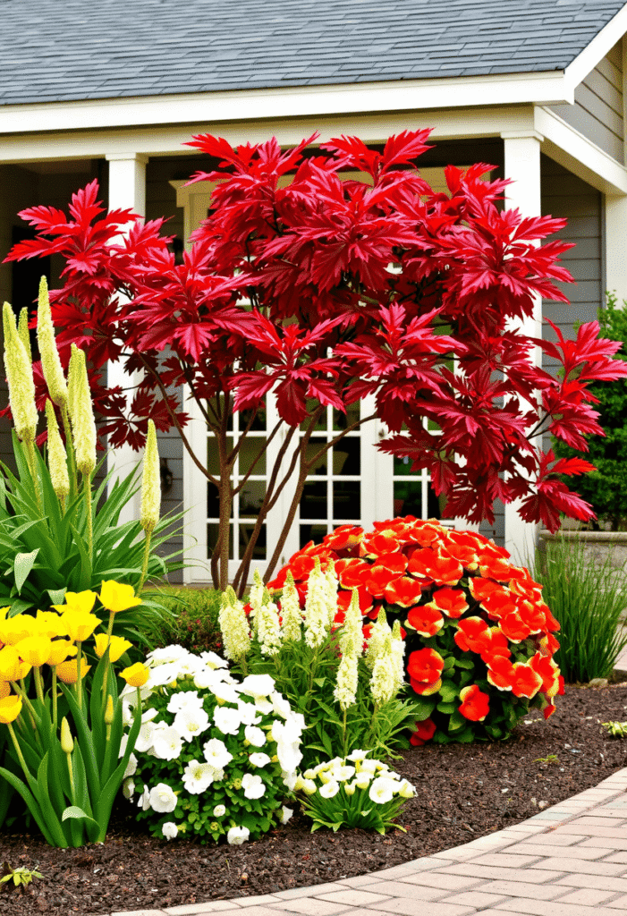 front yard flower beds front yard flower beds