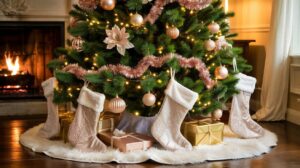 Green and Champagne Christmas Tree 1 Read more about the article 15 Beautiful Green and Champagne Christmas Tree Styles