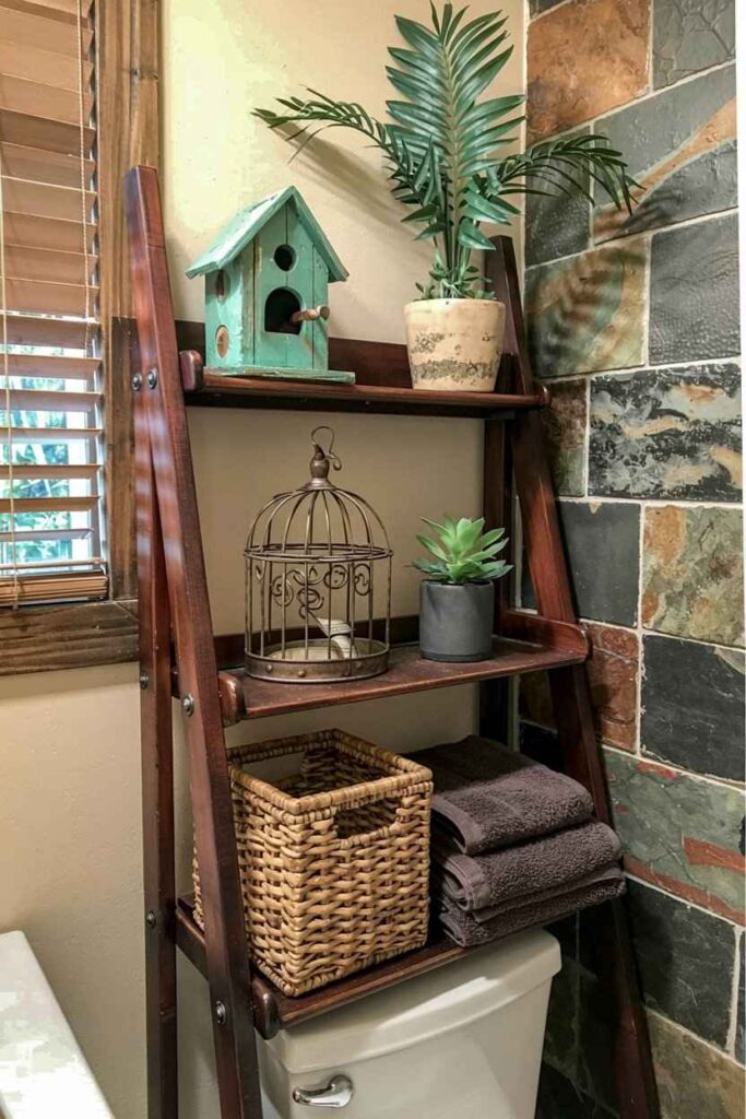 a dark brown wooden ladder shelf three t kVItRlkKTle5todWaCVY7A kb8FGEtHTQWs3PJkWArIbg 11zon 1 a dark brown wooden ladder shelf three t kVItRlkKTle5todWaCVY7A kb8FGEtHTQWs3PJkWArIbg 11zon 1