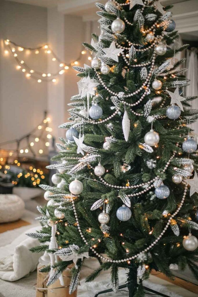 blue and white christmas color tree blue and white christmas color tree