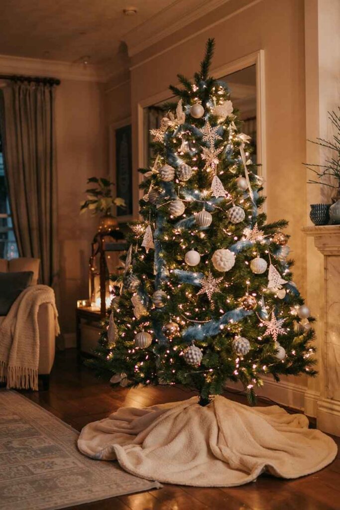 blue and white christmas tree skirt blue and white christmas tree skirt