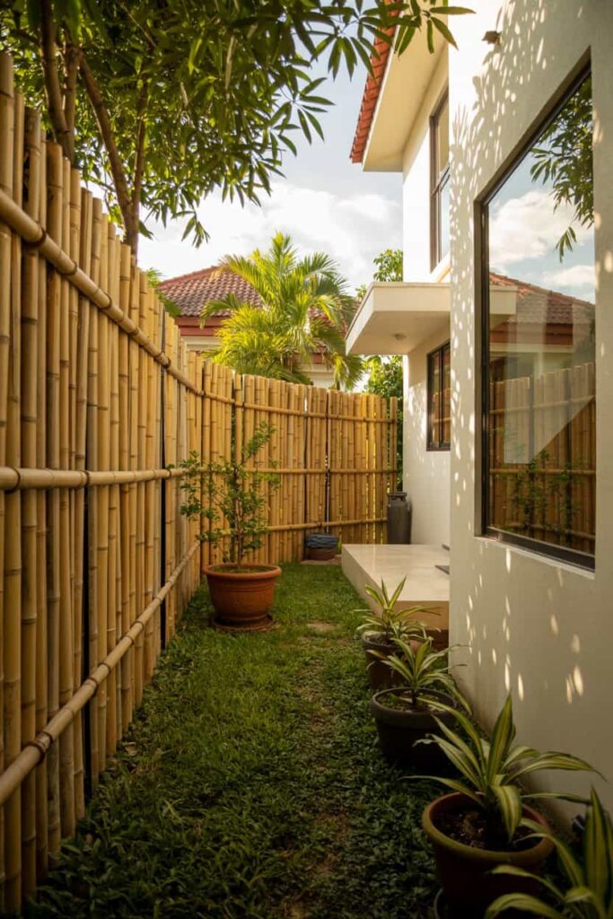 bombo fence backyard