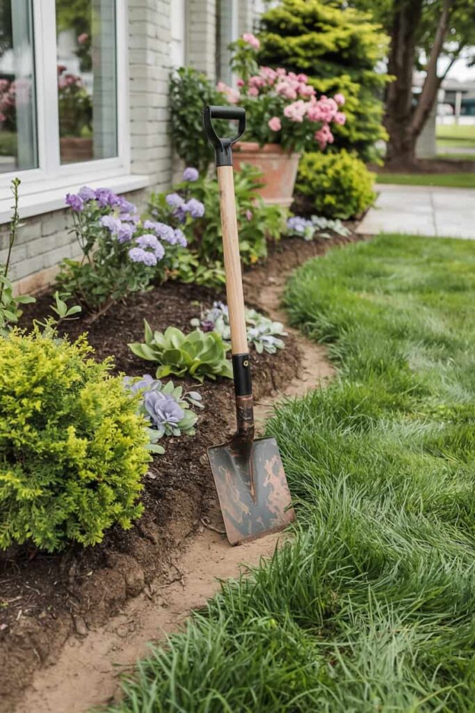 simple sharp edged trench 1